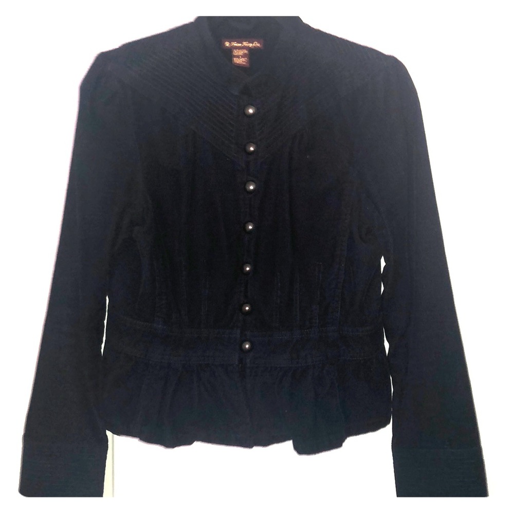 Blue Corduroy Coat